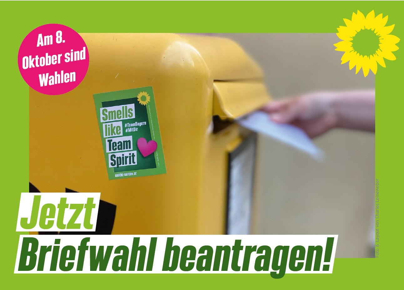 Jetzt Briefwahl beantragen! GRÜNE WÜRZBURGLAND