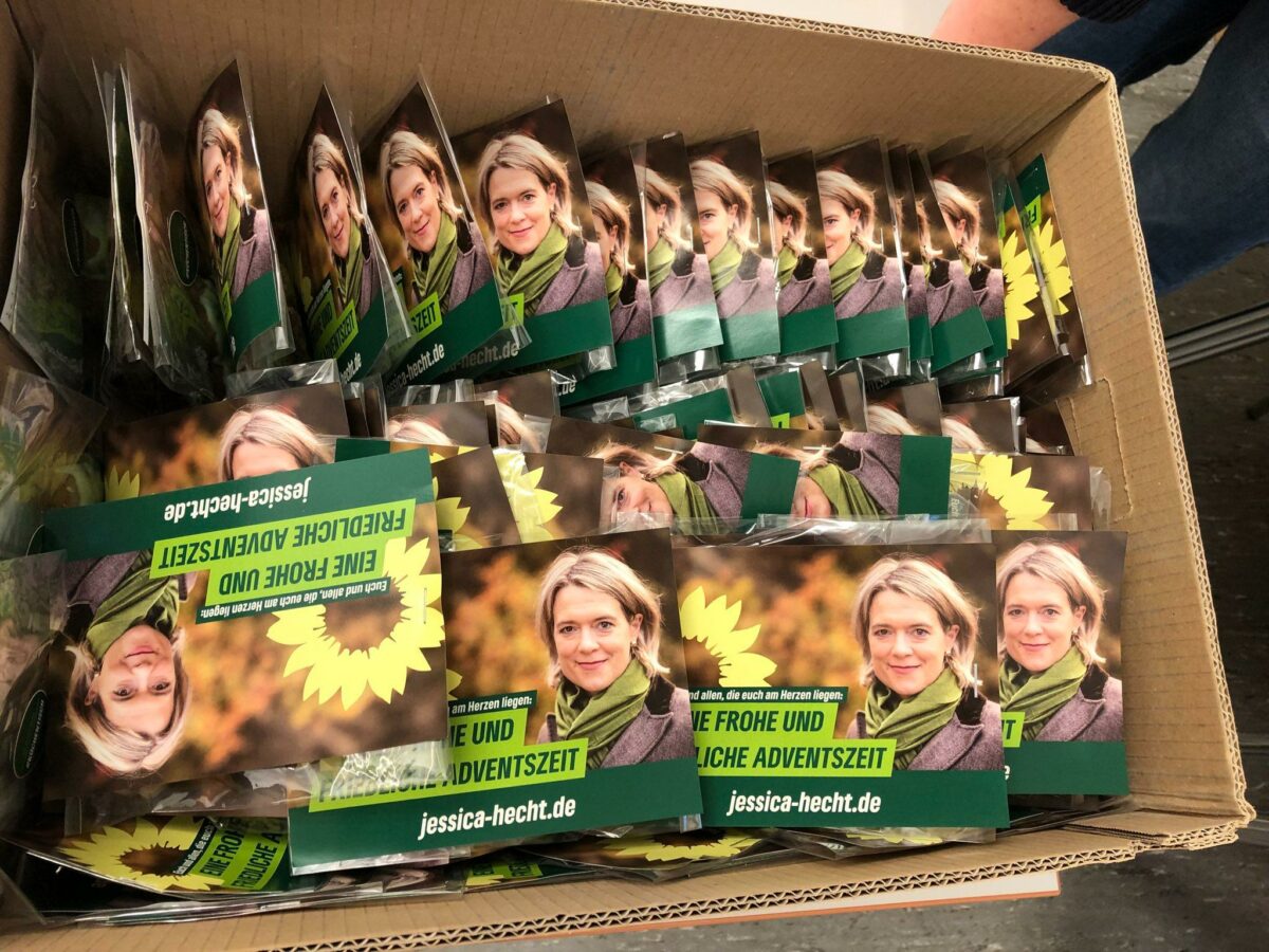 Bild von den Flyern von Jessica Hecht